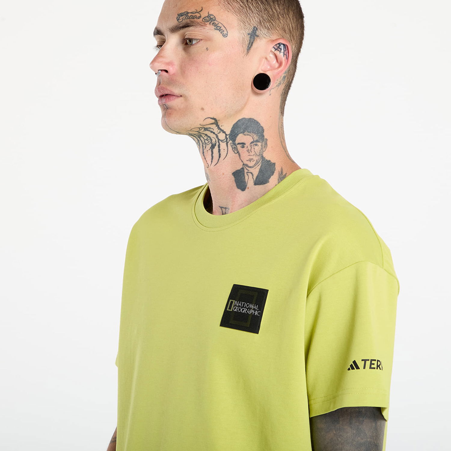 Tričko adidas Performance Terrex National Geographic Graphic Short Sleeve T-Shirt Zelené | KC2351, 1