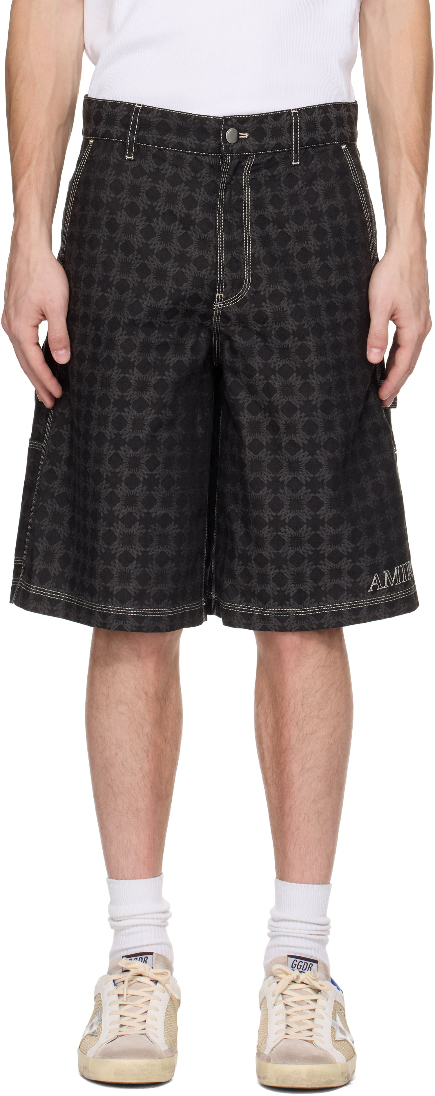 Šortky AMIRI AMIRI MA Quad Work Shorts Čierna | AMSHCA1091, 0