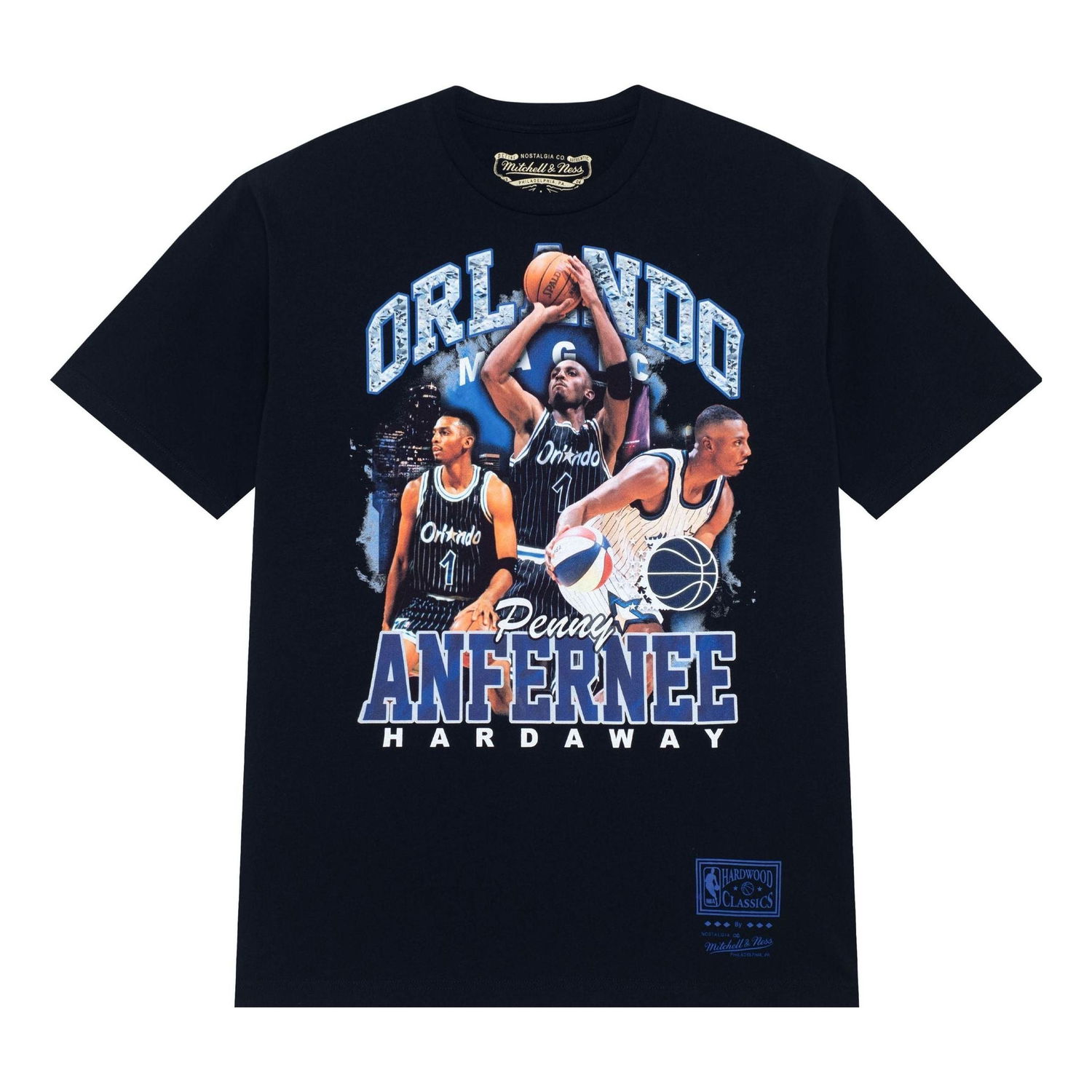 Tričko Mitchell & Ness NBA Orlando Magic Penny Hardaway Concert T-Shirt Čierna | SS23JYCHR-03-BLACK, 0
