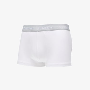 Boxerky CALVIN KLEIN Cotton Stretch Low Rise Trunk 3Pk Biela | U2664G 1TS, 3