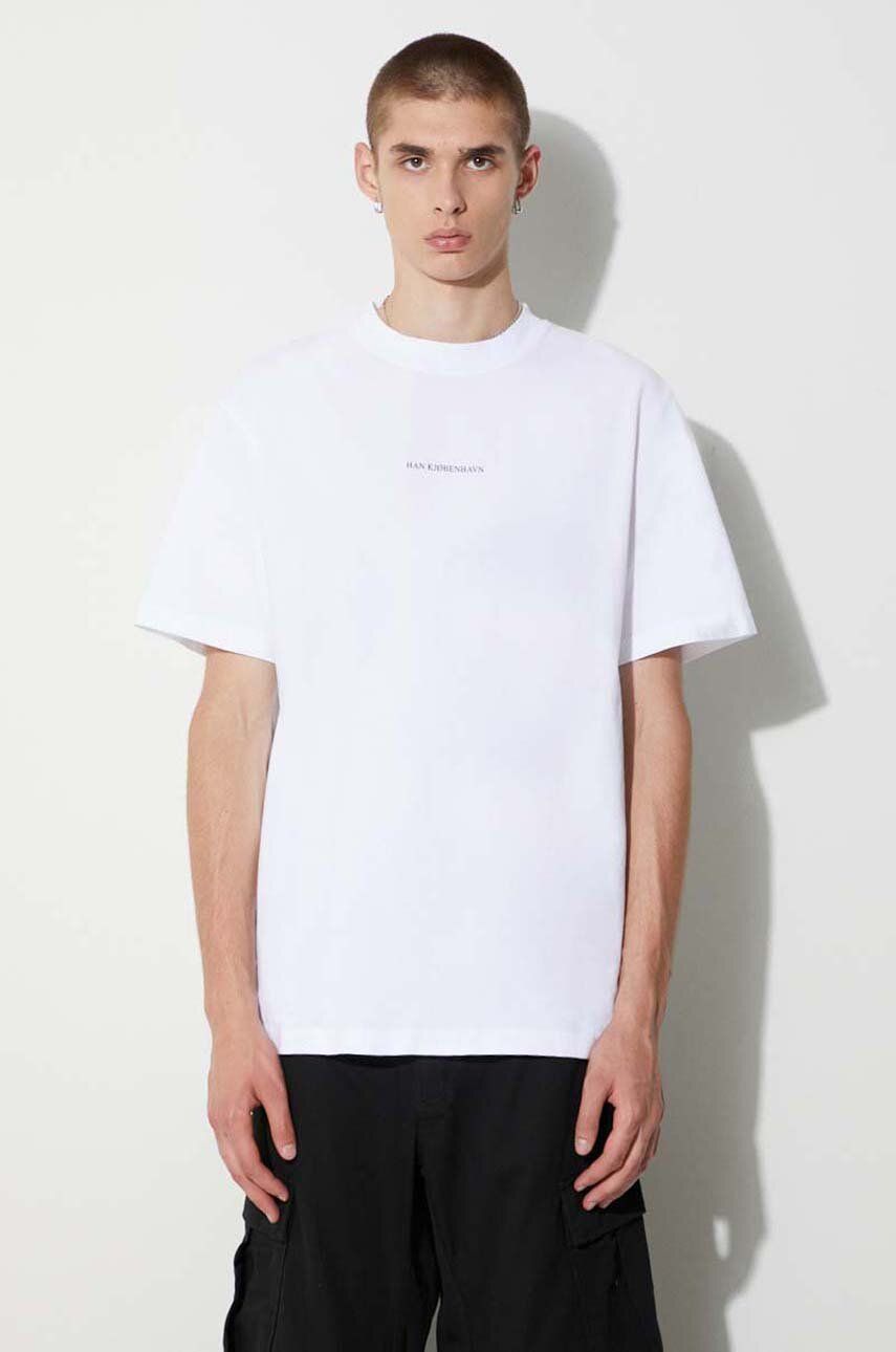 Tričko Han Kjøbenhavn Printed T-Shirt Biela | M.133017, 0