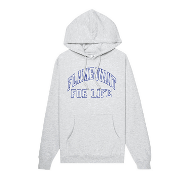 Mikina Pleasures Flamboyant Hoodie Šedá | P22F067 GREY, 0