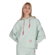 Oversized Hoodie with Braided Drawstrings