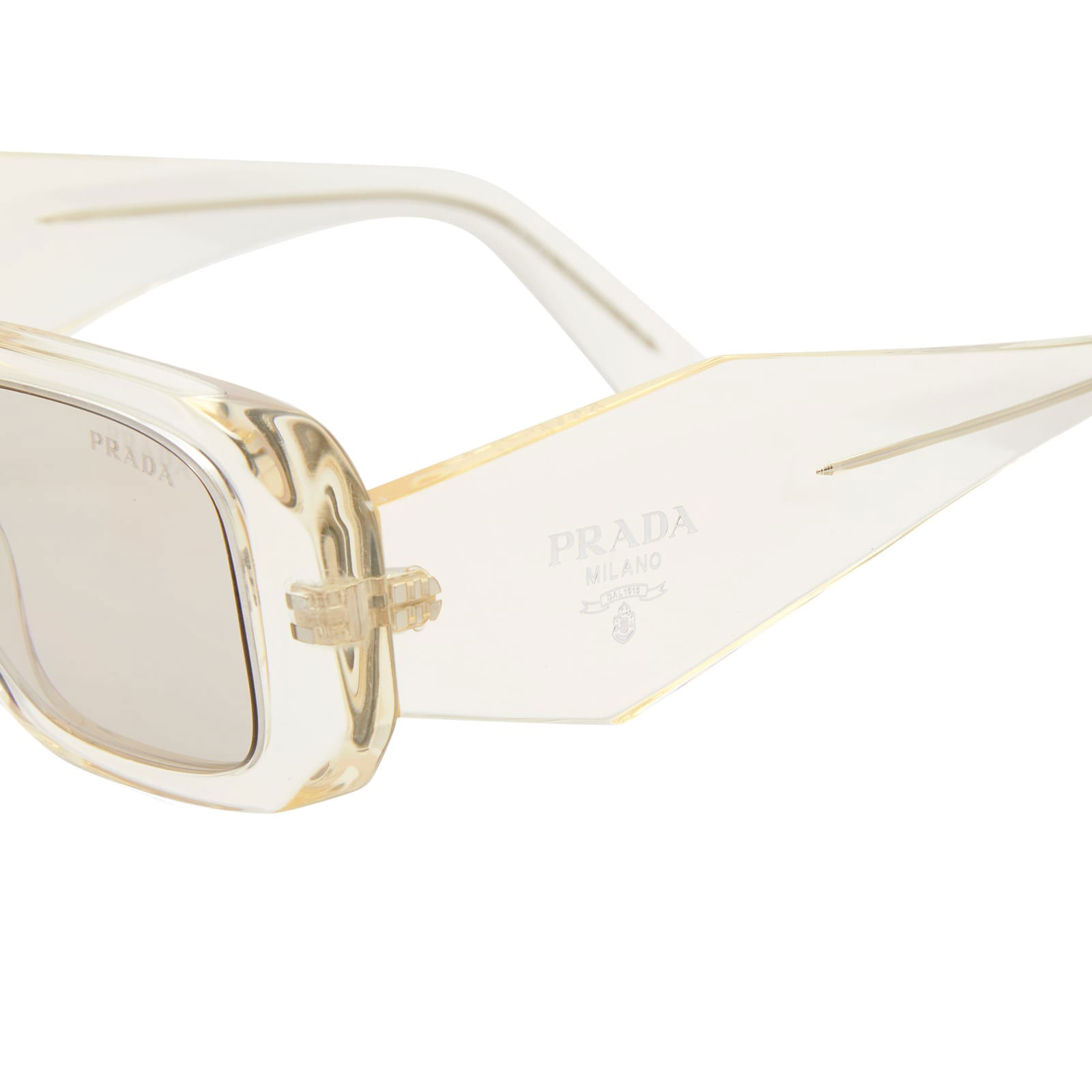 Transparent Champagne Sunglasses