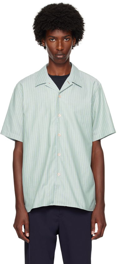Košeľa Paul Smith PS by Paul Smith Striped Resort Shirt Zelené | M2R-695U-N22097-34, 0