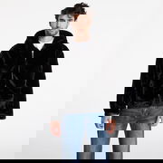 Full Zip Faux Fur Hoodie