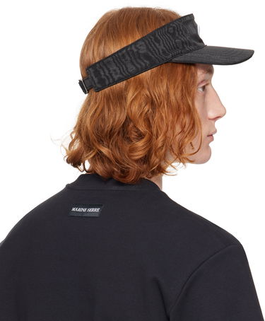 Šiltovka Marine Serre Marine Serre Recycled Moire Visor Cap Čierna | UHG037A CWOV0030, 2