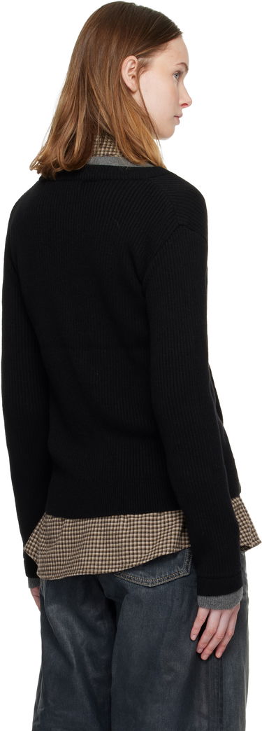 Sveter Andersson Bell Button Slim Knit Cardigan Čierna | atb1383w, 2