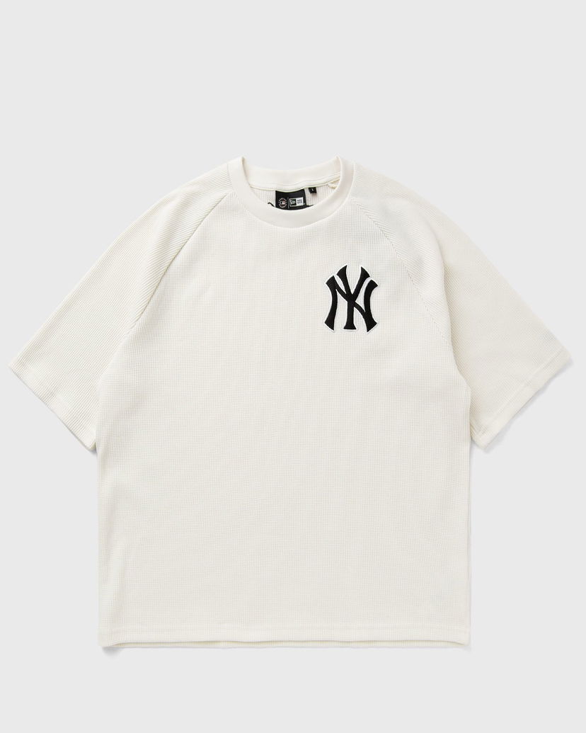 Tričko New Era New York Yankees Waffle T-Shirt Biela | 60684511