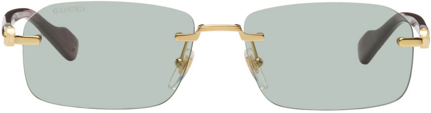 Slnečné okuliare Gucci Rectangular Sunglasses Béžová | GG1221S-003, 0