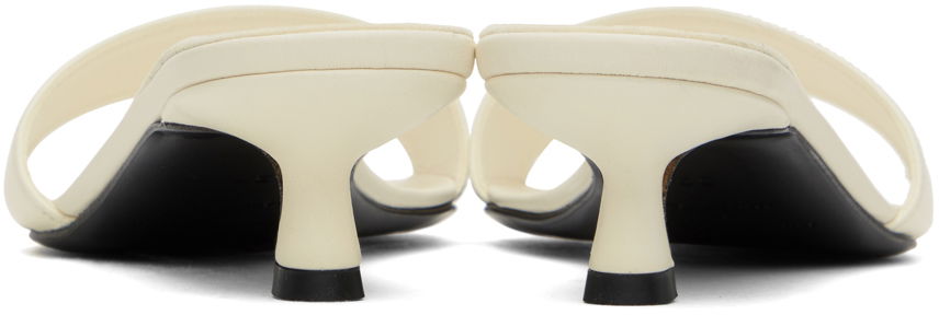Doplnky Loulou de Saison Loulou de Saison Atrium Heeled Sandals Biela | ATRIUM, 1