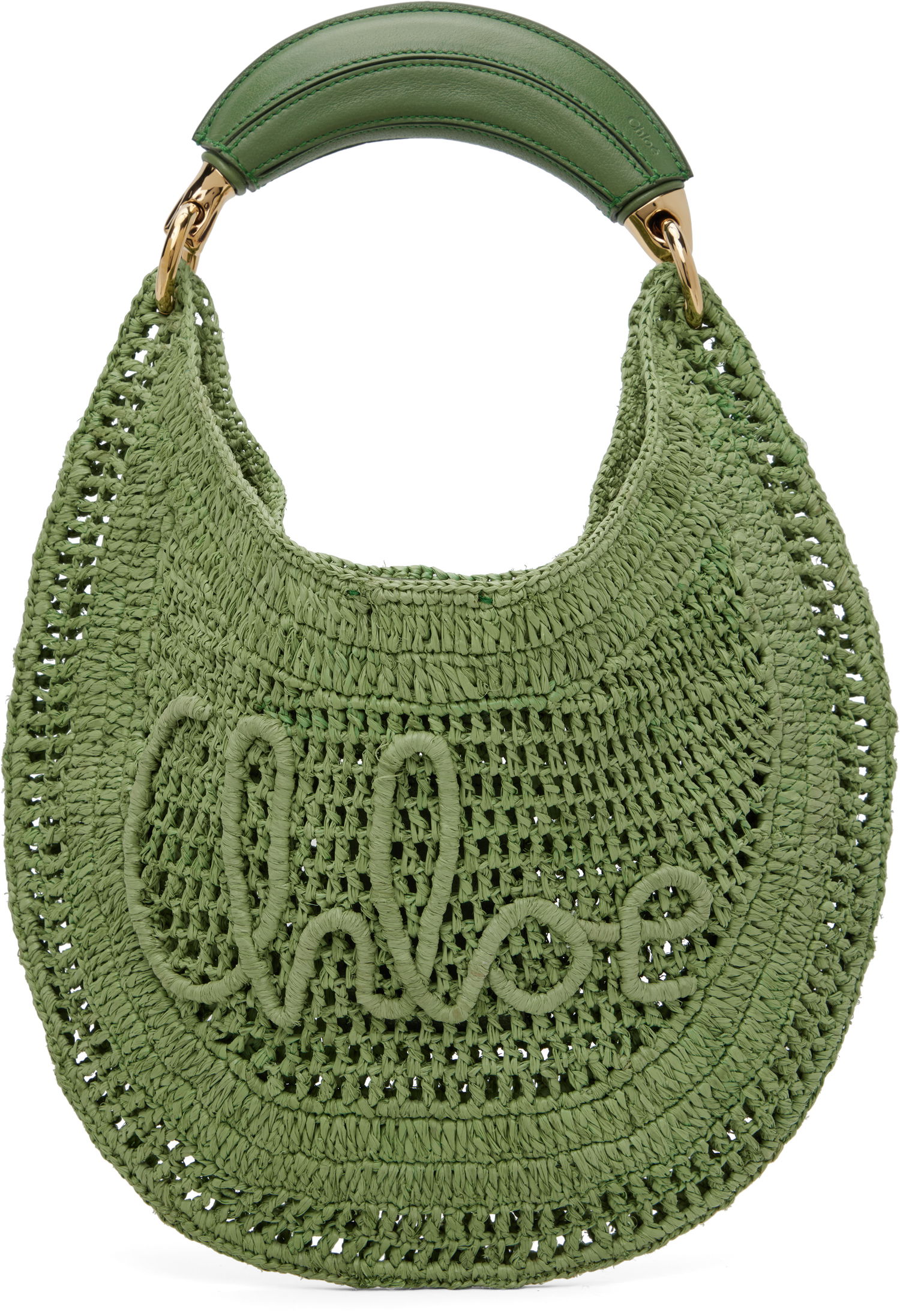 Kabelka CHLOÉ Chloé Summer Banana Bag Zelené | CH25US902P08, 0