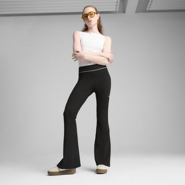 Legíny Puma DARE TO Textured Flare Leggings Čierna | 629809_01, 2