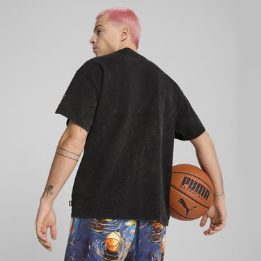 Tričko Puma Dylan Exhibit Basketball T-Shirt Čierna | 630672_01, 3