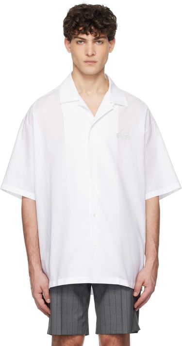 Košeľa Moschino Moschino Laurel Crown Emblem Shirt Biela | 251ZZA021702341001, 0