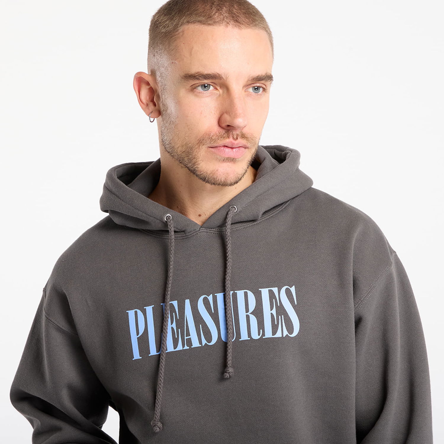 Mikina Pleasures House Blend Hoodie Šedá | P25F076-CHARCOAL, 1