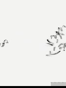 Silver Heart Hoop Earrings