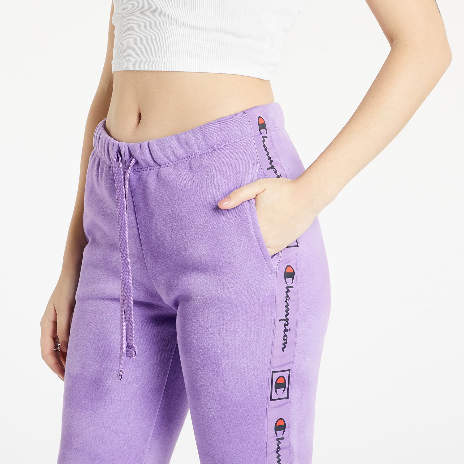 Tepláky Champion Printed Sweatpants Washed Purple Fialová | 114759 CHA VL012, 1