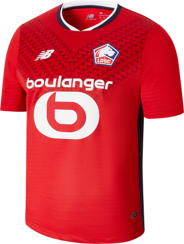 Dres New Balance Lille LOSC Home Short Sleeve Jersey 2024/25 Červená | mt230339-hme, 2