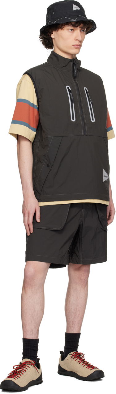 Šortky and wander Gramicci Edition Brushed Nylon Shorts Zelené | GUP5-S3002-M, 3