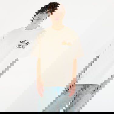 Tričko Pleasures T-Shirt Dynamic Short Sleeve Crewneck Béžová | P25F046-ECRU, 0