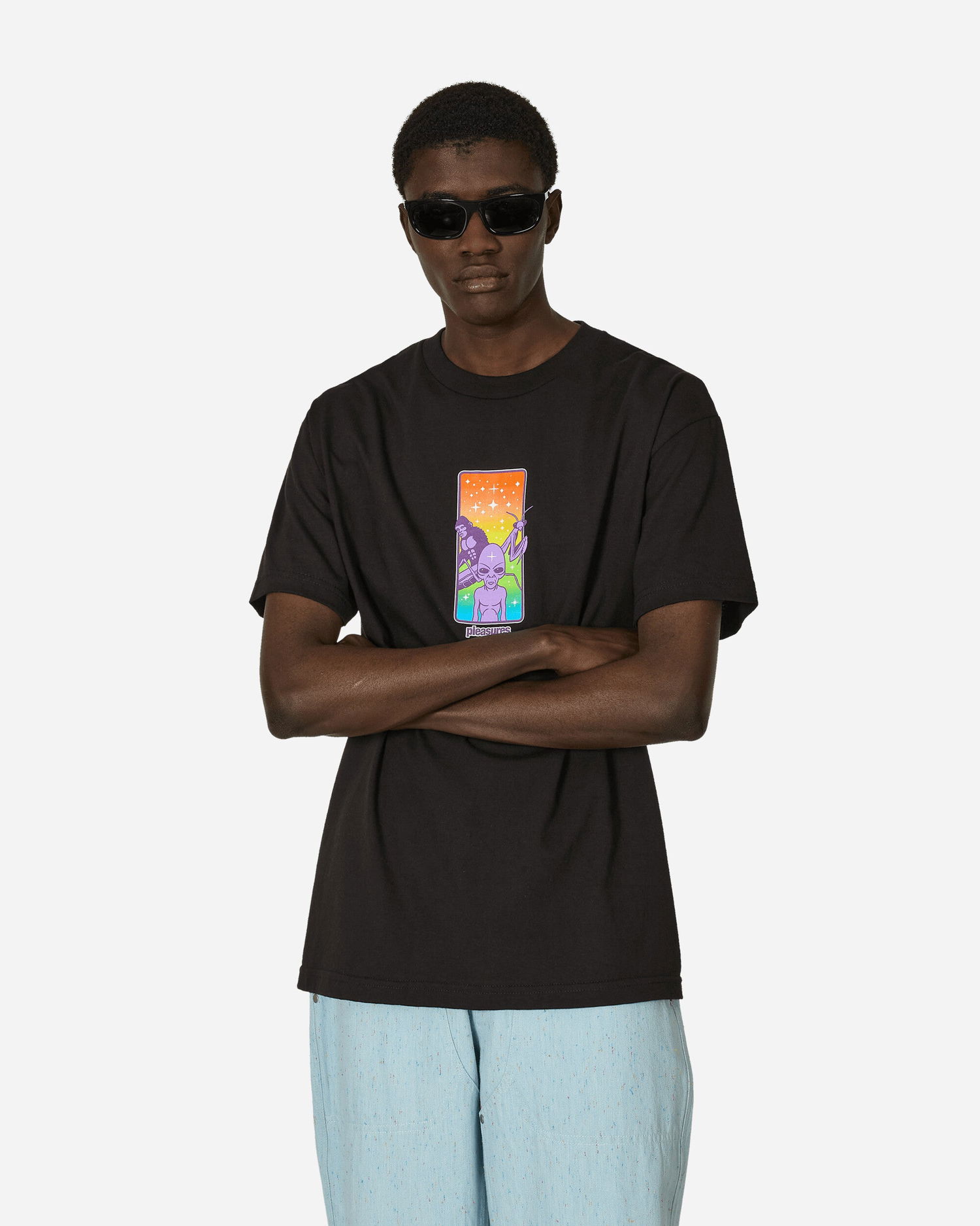 Tričko Pleasures Friends T-Shirt Black Čierna | 9505021 BLACK, 1