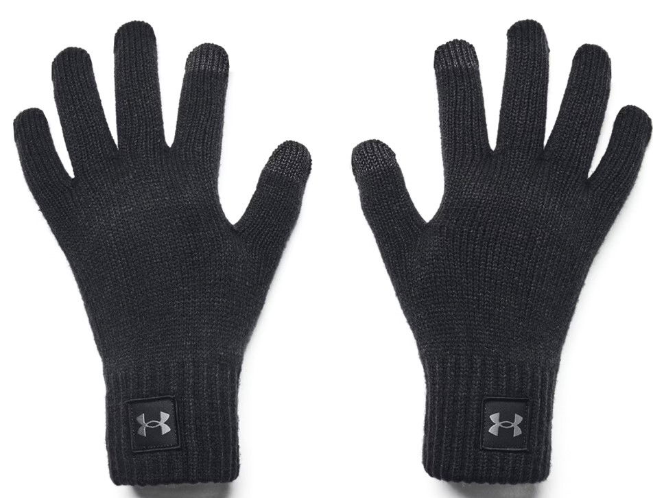 Rukavice Under Armour Knitted Touchscreen Gloves Čierna | 1373157-003, 0