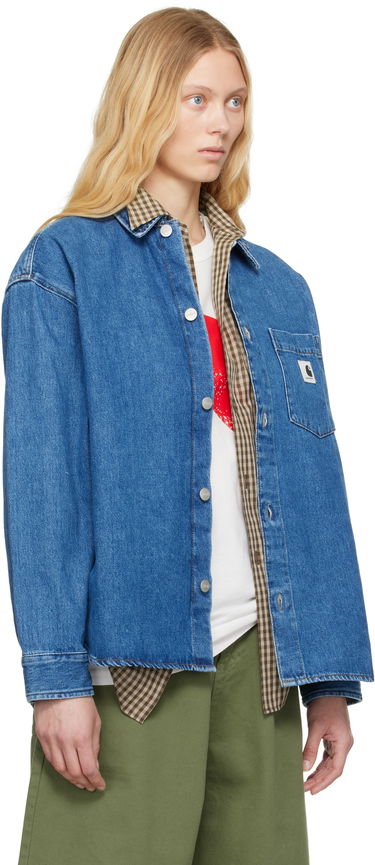 Košeľa Carhartt WIP Work In Progress Alta Denim Shirt Modrá | I033344 0106, 1