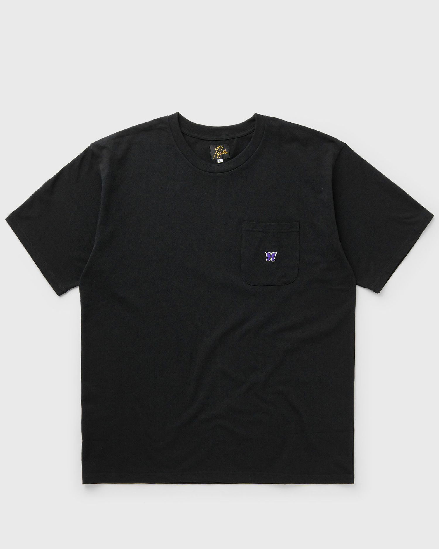 Tričko Needles Crew Neck Čierna | PU308-C-BLACK, 0