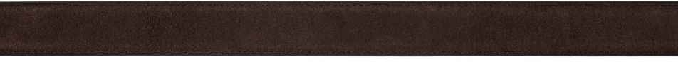 Opasok BEAMS BEAMS PLUS Suede Belt Hnedá | 3852-0022-168, 1