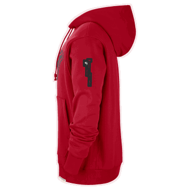 Mikina Nike NBA Courtside Miami Heat Standard Issue 2023/24 Červená | FB4448-657, 1