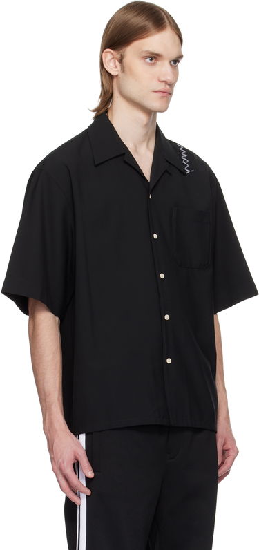 Košeľa Marni Marni Light Wool Bowling Shirt Čierna | CUMU0054S3 UTP771, 1