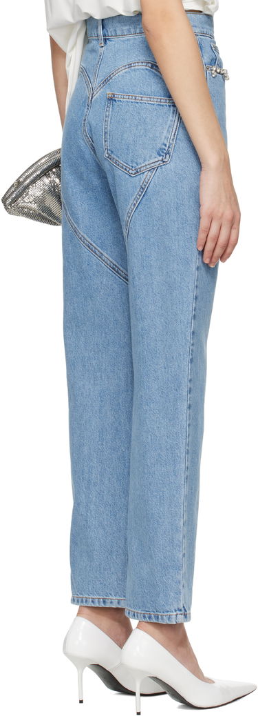 Džínsy Area AREA Crystal Heart Cutout Jeans Modrá | 0000PA0069DE01, 2