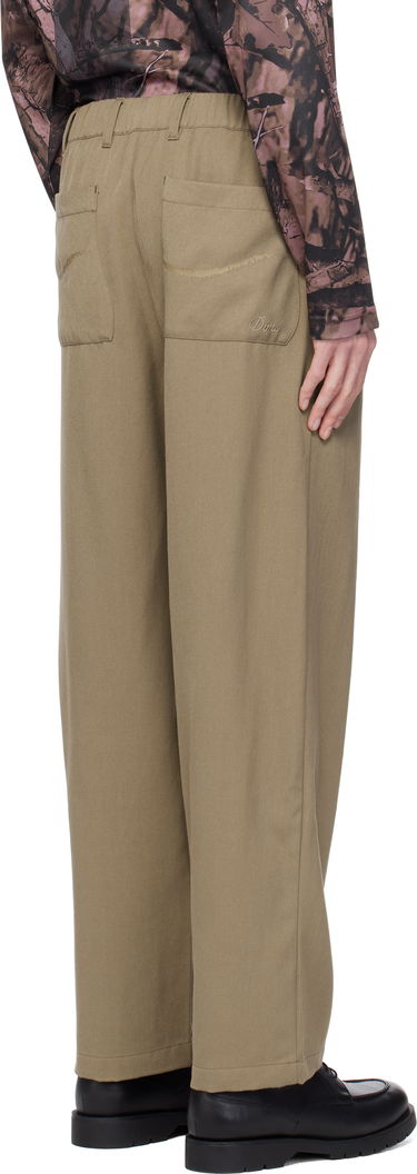 Nohavice Dime Dime Pleated Twill Trousers Béžová | DIMESP2514CAM, 2