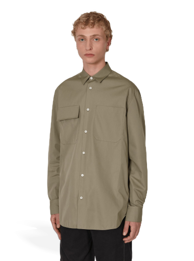 Košeľa Jil Sander Cotton Shirt Zelené | J23DL0002 317