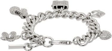 Náramok Marc Jacobs Marc Jacobs The Pave Mini Icon Charm Bracelet Metalická | 2R3JBR001J81, 1