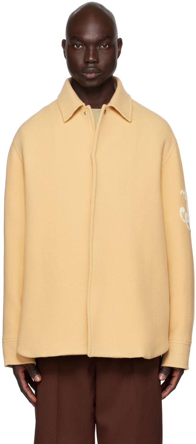 Bunda Jil Sander Embroidered Jacket Béžová | J47BN0126_J40031, 0