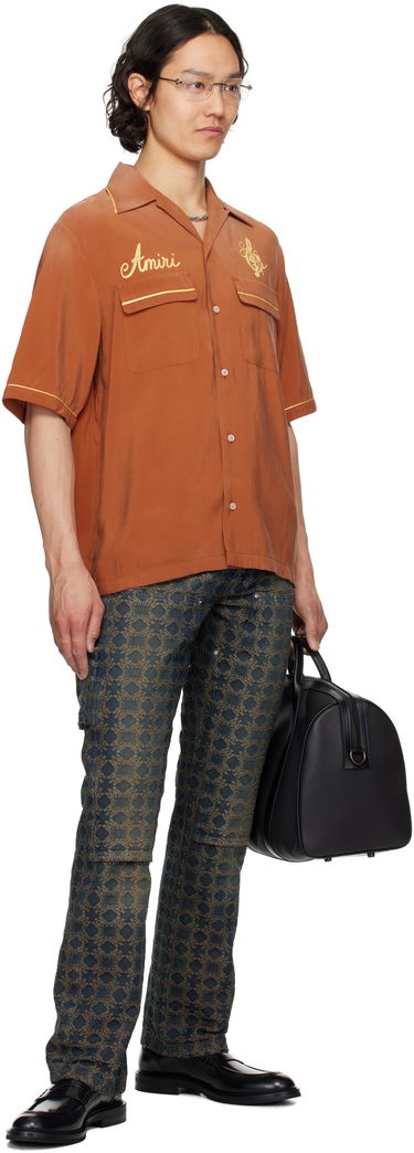 Košeľa AMIRI Amiri 'Saturday Night' Camp Shirt Oranžová | AMSTCA1118, 3
