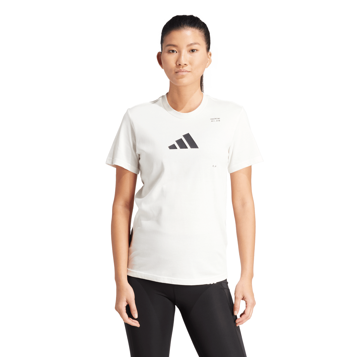 Tričko adidas Originals Training All Gym Graphic Tee Biela | IS7093, 0