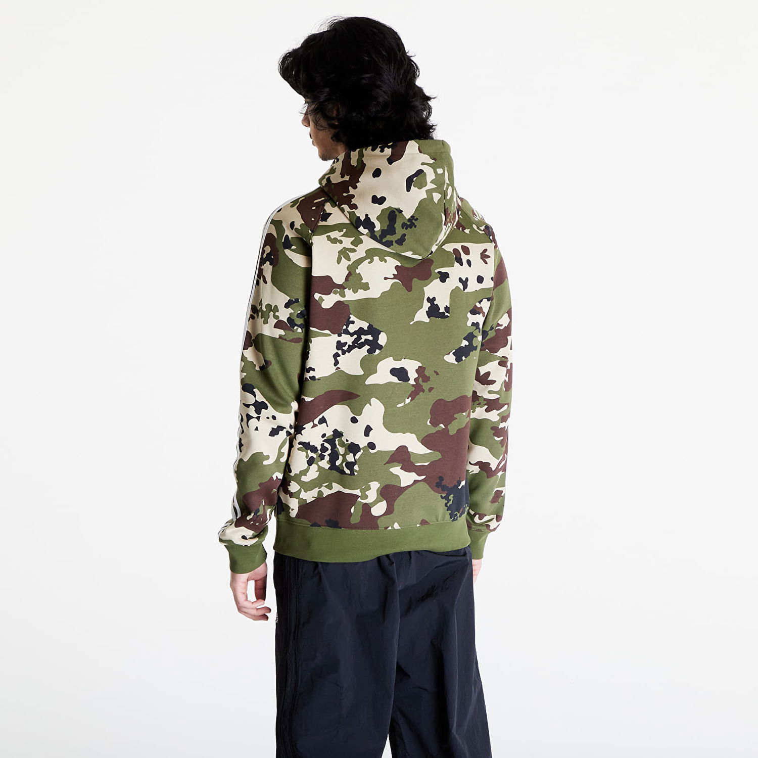 Mikina adidas Originals Camo Hoodie Green Rôznofarebný | IS0209, 1
