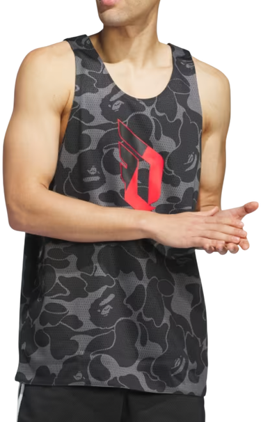 Dres adidas Originals BAPE x Dame 9 Reversible Jersey Čierna | JF1154, 2