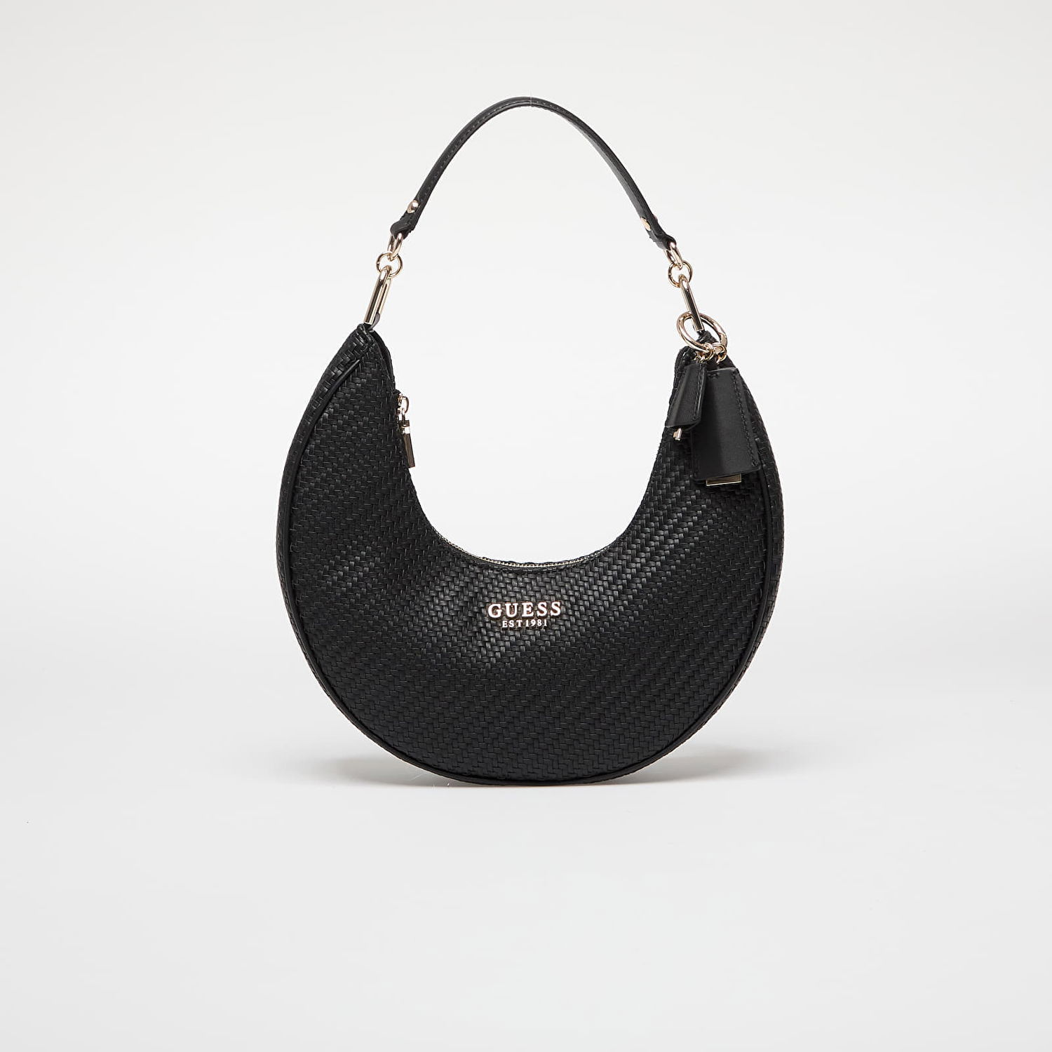 Taška cez rameno GUESS GUESS Mirema Hobo Shoulder Bag Čierna | HWWG9631020-BLA, 0