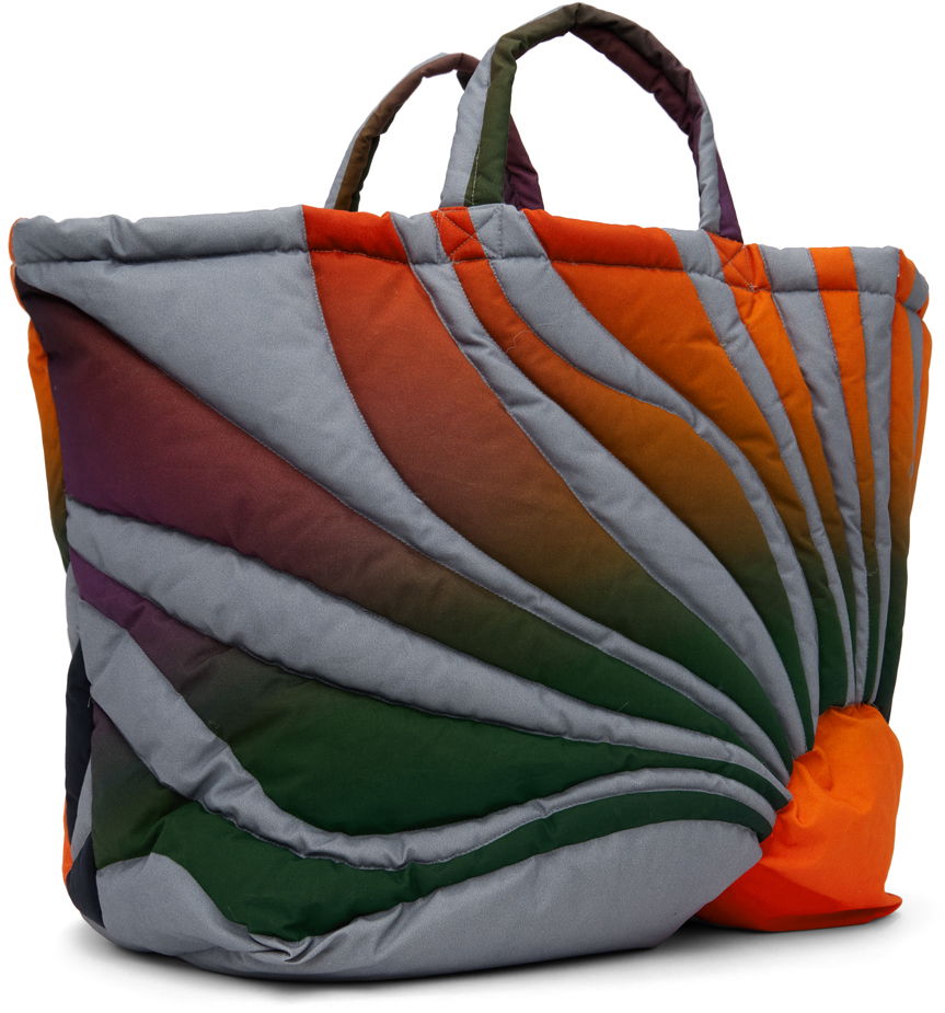 Sunset Puffer Tote Bag