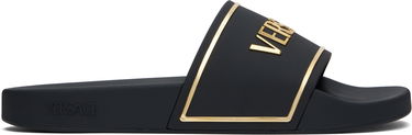 Tenisky a topánky Versace Versace Logo Pool Slides Čierna | 1018496_1A13176, 0