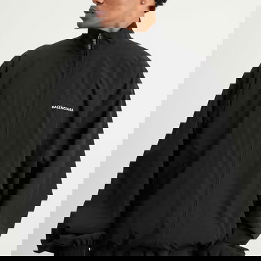 Súprava Balenciaga Men's Stretch Poly Tracksuit Jacket, Size Large, Balenciaga Čierna | 839090-TRO31-1000, 5