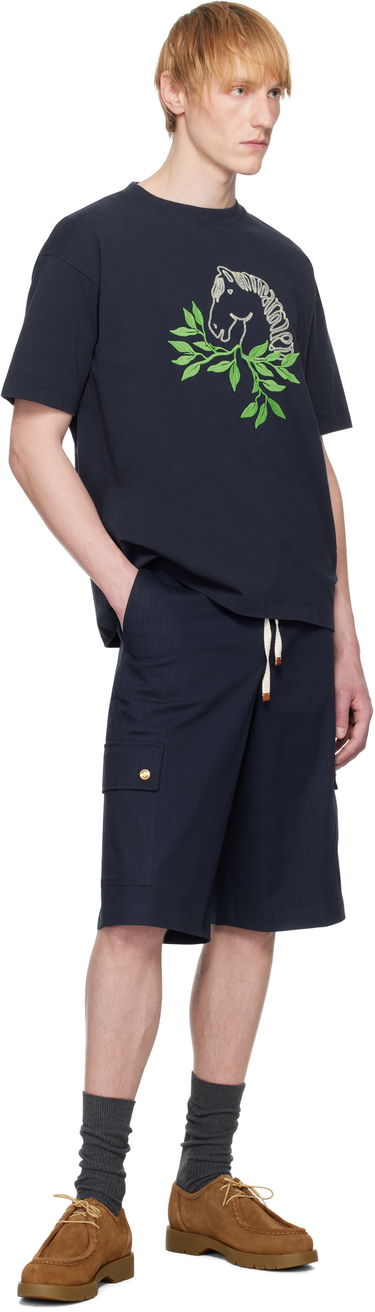 Tričko Drôle de Monsieur Drole de Monsieur 'Le T-Shirt Polo' T-Shirt Navy | G-TS244-CO134-NY, 3