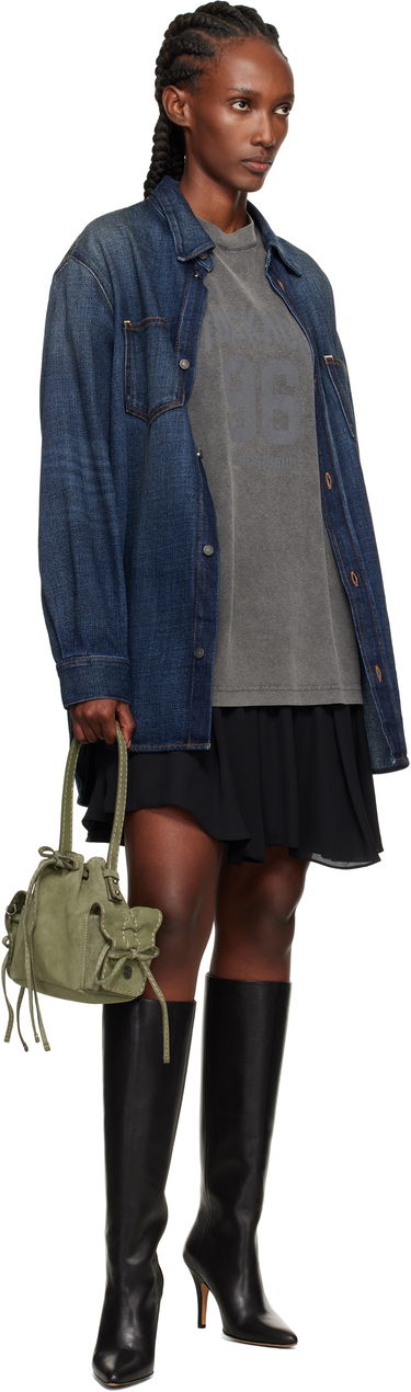 Kabelka Acne Studios Acne Studios Multipocket Mini Bucket Bag Zelené | A10458-, 3