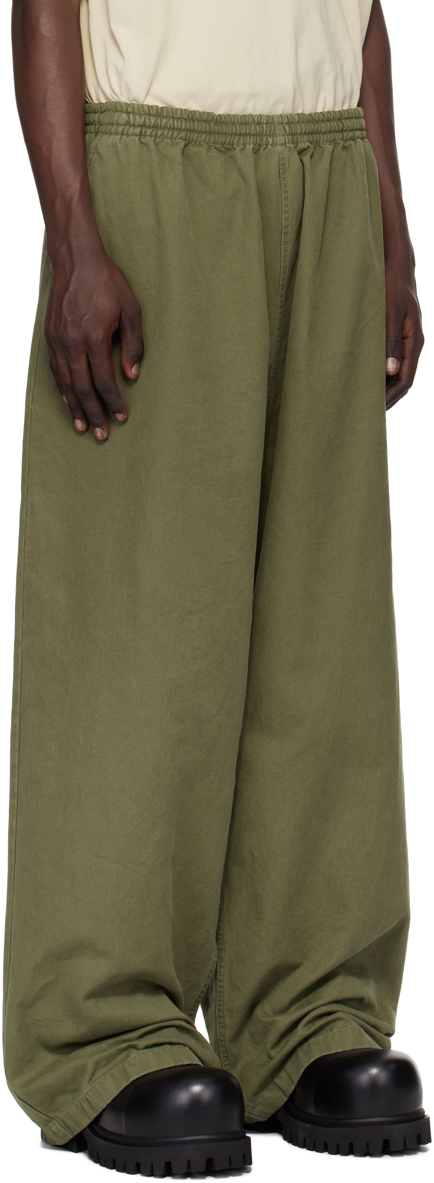 Tepláky Balenciaga Balenciaga Baggy Sweatpants Zelené | 808895TRP103420, 1