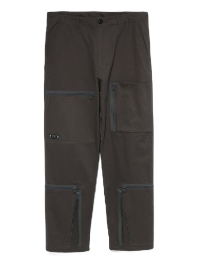 Nohavice BAPE Parachute Pants Zelené | 1J30-152-012
