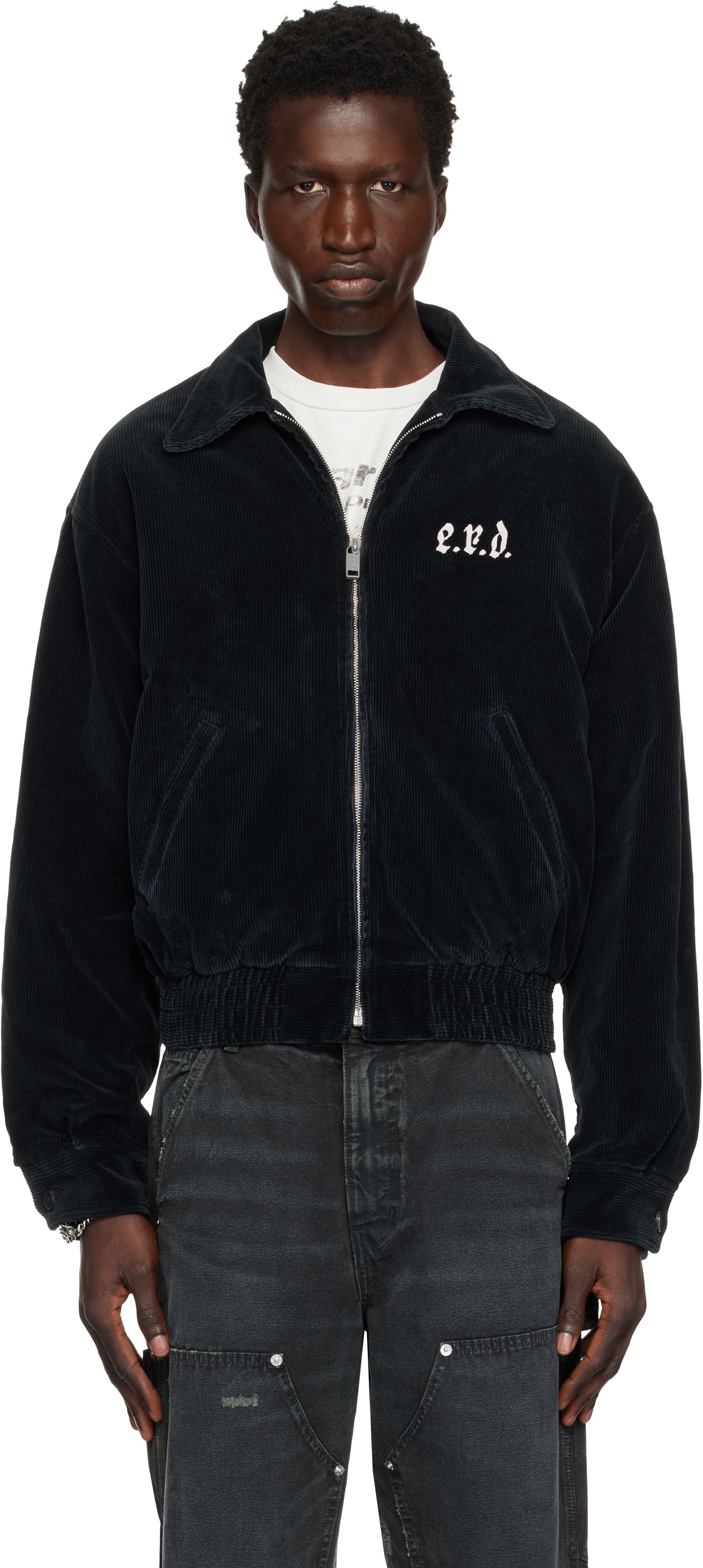 Bomber bunda Enfants Riches Déprimés Corduroy Barbara Jacket Čierna | 030-478, 0